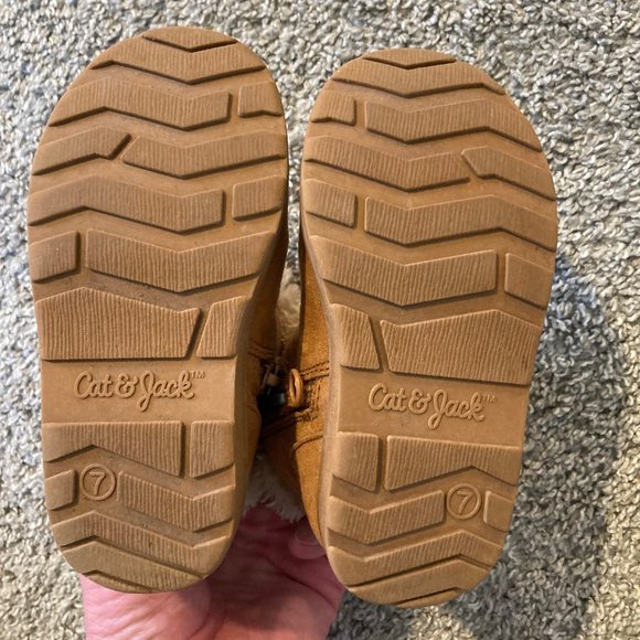 Cat & Jack Boots Size 7 Toddler - Picture 3 of 4